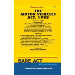 Commercial's The Motor Vehicles Act, 1988 Bare Act 2023